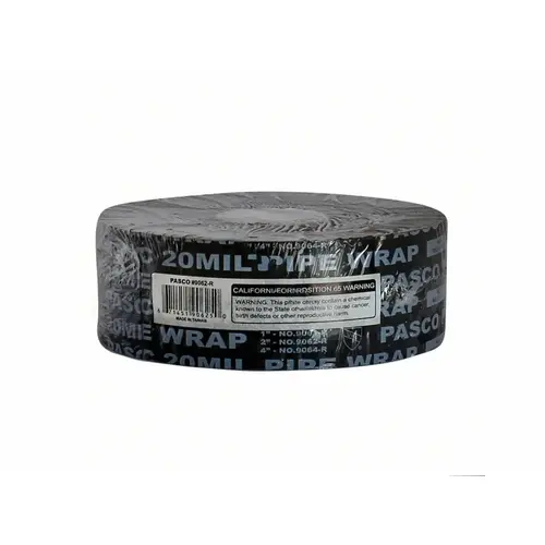 Gas Wrap 2"x100' 20 Mil Black Gas Wrap 2"x100' 20 Mil Black