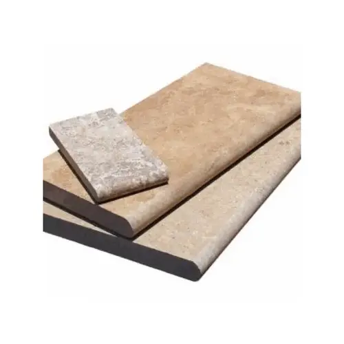 12"x24" 3cm Chocolate Brown Tumbled Coping