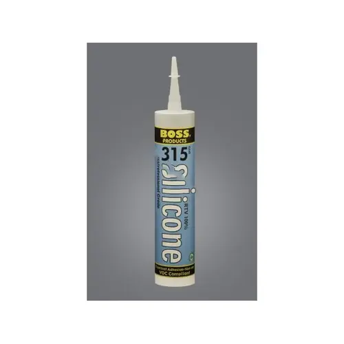 3 Oz Clear 315 100% Rtv Silicone Sealant