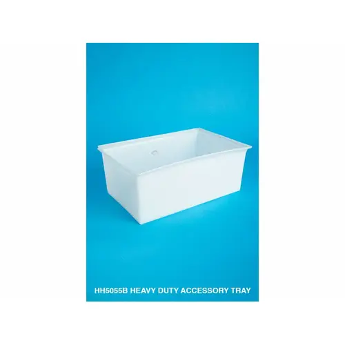Heavy Duty Plastic Accessory Box White