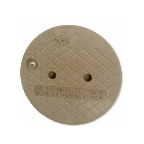 Carson 10" Round Lid Only Tan T-cover Carson 10" Round Lid Only Tan T-cover