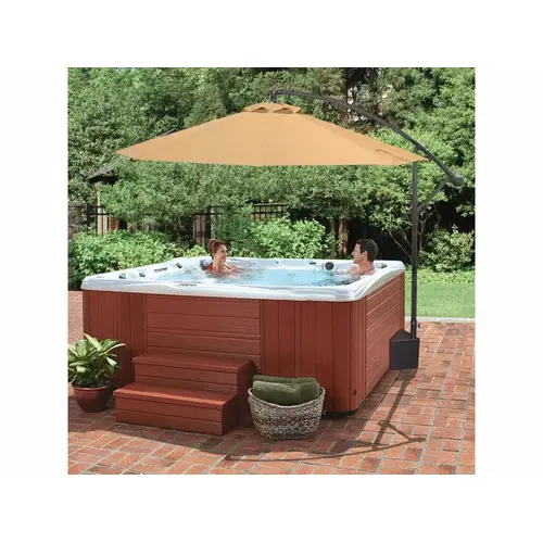 10' Santiago Spa Side Umbrella W/ Stone Canopy 10' Santiago Spa Side Umbrella W/ Stone Canopy