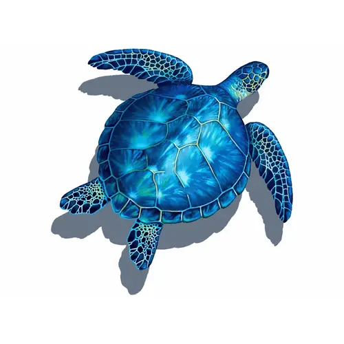 24" Blue Sea Turtle W/ Shadow 24" Blue Sea Turtle W/ Shadow