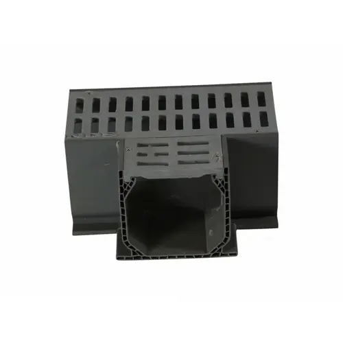 Nds Gry Mini Channel Tee W/ Grate Gray