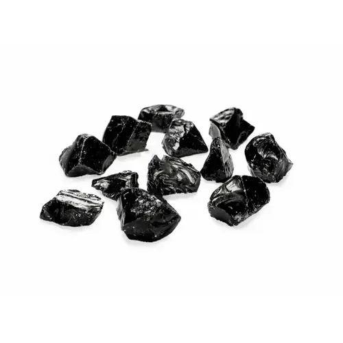 10# 0.50"-1" Black Onyx Fire Glass