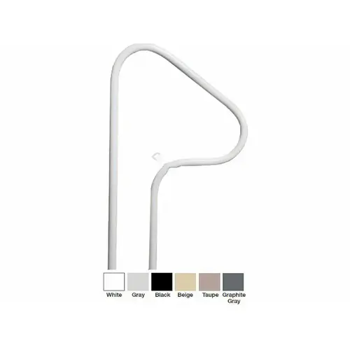 26" Gry 2-post Return-to-deck Fig-4 Handrail Gray 26" Gry 2-post Return-to-deck Fig-4 Handrail Gray