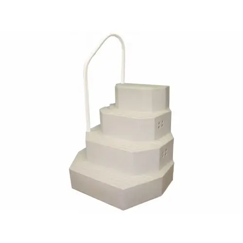 Granite 1-handrail King Above Ground Pool Steps Large Granite 1-handrail King Above Ground Pool Steps Large