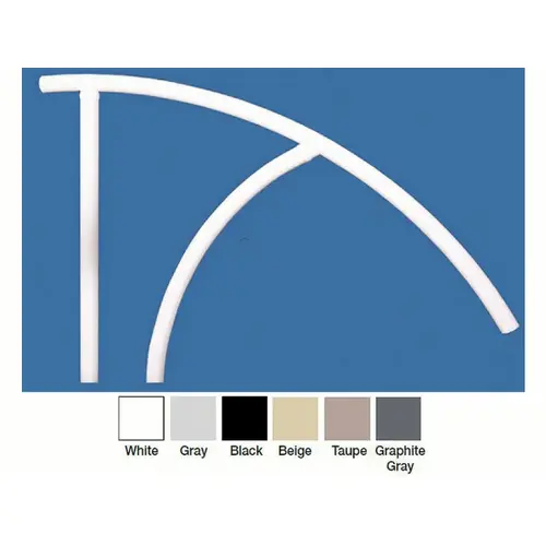 44" X 36" Graphite Triton Series Return-to-deck Handrail Gray 44" X 36" Graphite Triton Series Return-to-deck Handrail Gray