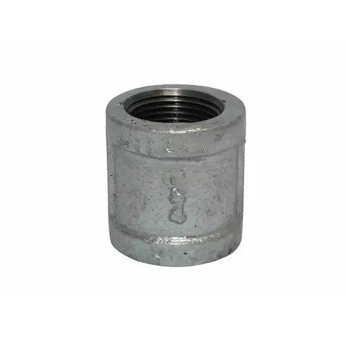 1" Galvanized Coupling Silver