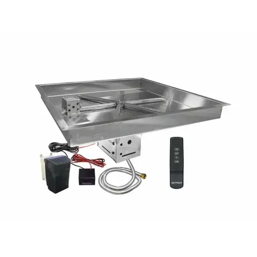 Lp Iid 20" Ss Pan W/ Burner