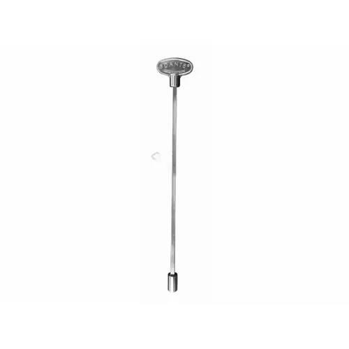 12" Key Valve Polished Chrome Key 12" Key Valve Polished Chrome Key