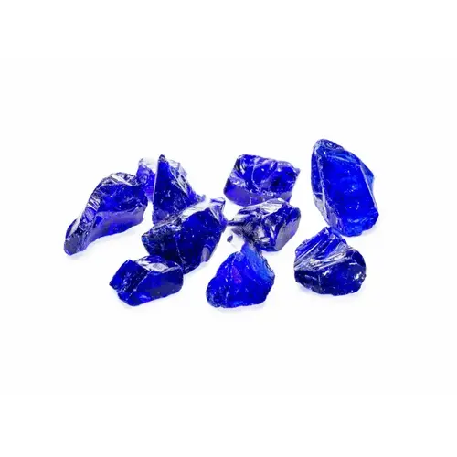 10# 0.50"-1" Indigo Blue Fire Glass