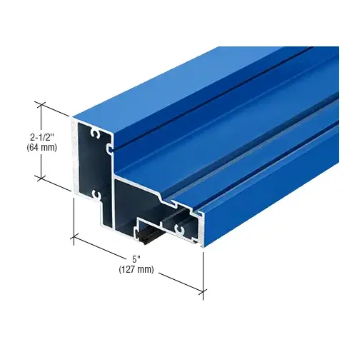 Custom KYNAR Paint Header for Transom, 1-5/16" Glass - 24'-2"