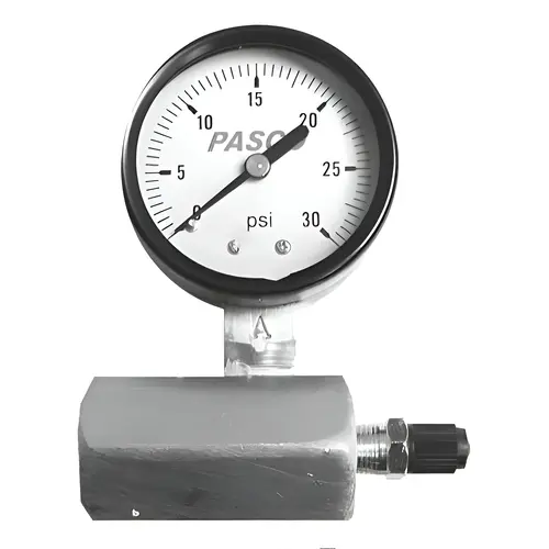 Gas Test Unit 0/60 Psi .75" Gold Gas Test Unit 0/60 Psi .75" Gold