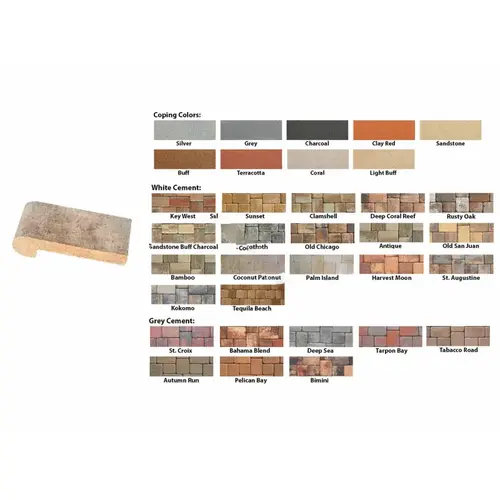 Small Coping Gry Gray