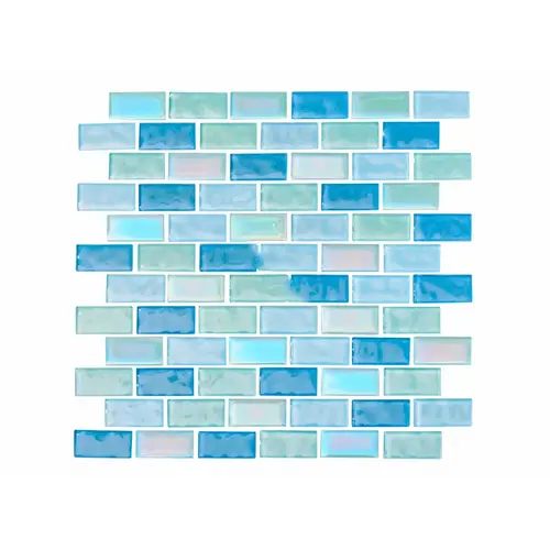 1" X 2" Seascape Tile Seafoam 1" X 2" Seascape Tile Seafoam