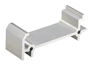 CRL-U.S. Aluminum AP431 Shear Blocks with Screws for 4" Horizontal Mullions Mill - pack of 20