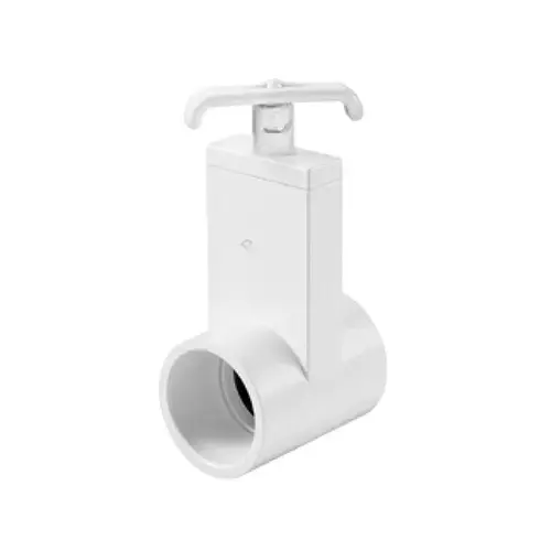 2.50" Slip X Slip Uni-body Valve White 2.50" Slip X Slip Uni-body Valve White