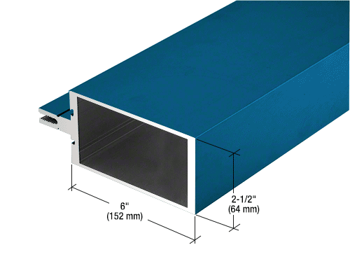 CRL-U.S. Aluminum BW46271 Vertical Mullion, Custom Paint - 24'-2" Stock Length