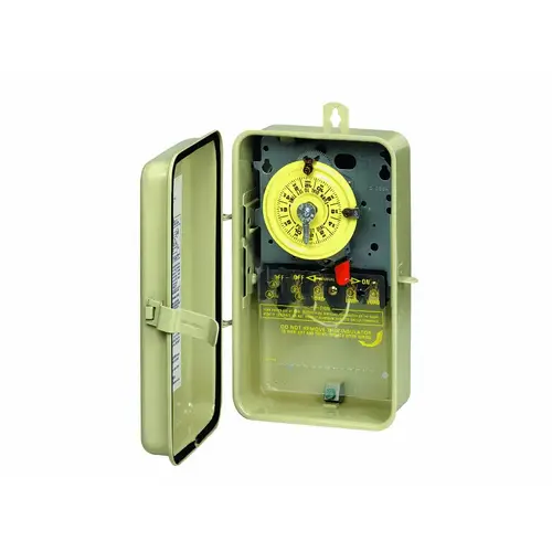 240v Dpst Outdoor Mechanical Timer - Steel Box