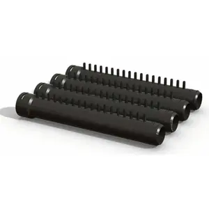 Enersol UPP-ESOL-HWN4P 13 1/2'' Black Header Asa Weather Resistant Polymer For Solar Pool Heater