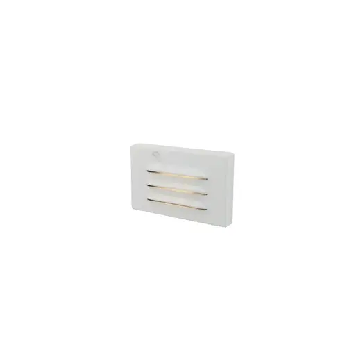 Wac Lighting 5" 12v 2700k Wht Alum Louver Step Lgt