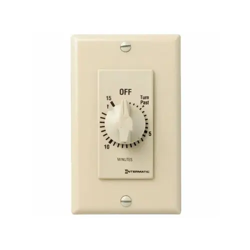 15min Spst Ivory Decorator Spring Wound Timer 15min Spst Ivory Decorator Spring Wound Timer