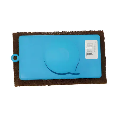 Scrub Pad Course Brown W/ Knob