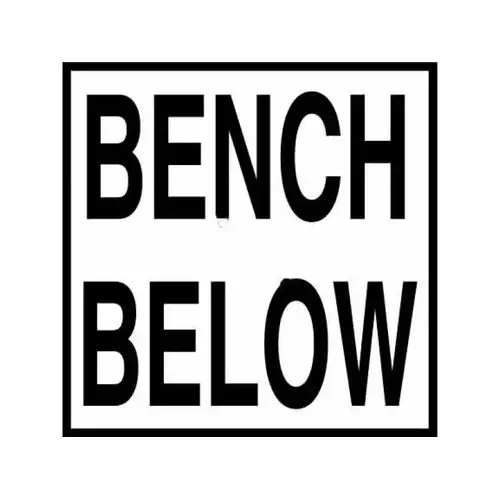 6" X 6" Bench Below Mg Skid-resistant Ceramic Tile Deck Depth Marker 6" X 6" Bench Below Mg Skid-resistant Ceramic Tile Deck Depth Marker