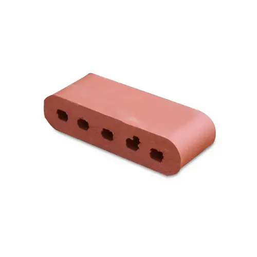 12" Sunset Red Double Bullnose Cored Coping 12" Sunset Red Double Bullnose Cored Coping