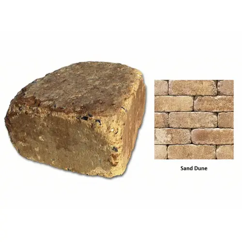 4"x8"x7"/5" Sierra Tumbled Much Wall Wedge 4"x8"x7"/5" Sierra Tumbled Much Wall Wedge