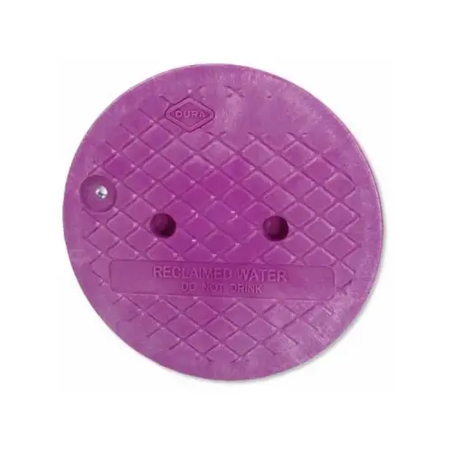 Carson 10" Rnd Lid Only Purp Recl Carson 10" Rnd Lid Only Purp Recl