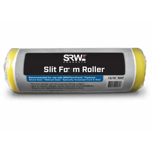 13/16" Yellow Slit Foam Roller