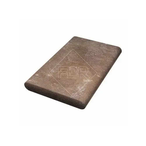 12x18 5cm Toros Noce Tumbled Dbl Bullnose Coping 12x18 5cm Toros Noce Tumbled Dbl Bullnose Coping