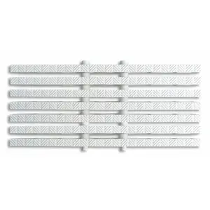 DALDORADO LLC DPE-12WT 12" White Perpendicular Grating