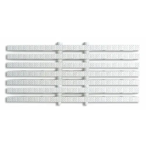 12" White Perpendicular Grating