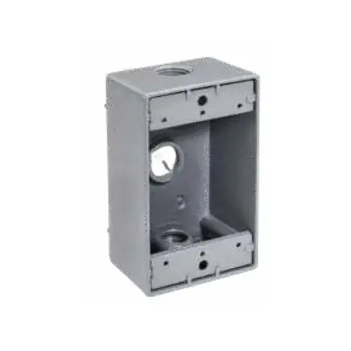 .5" 3 Hole Weatherproof Bx .5" 3 Hole Weatherproof Bx