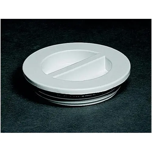 1-1/2" Mpt White Volleyball Pole Holder Flush Plug With Gasket 1-1/2" Mpt White Volleyball Pole Holder Flush Plug With Gasket