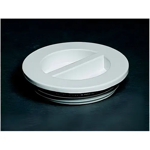 1-1/2" Mpt White Volleyball Pole Holder Flush Plug With Gasket 1-1/2" Mpt White Volleyball Pole Holder Flush Plug With Gasket