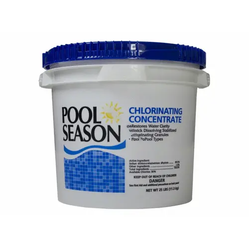 25# Pool Season Chlor Concentrate White 25# Pool Season Chlor Concentrate White