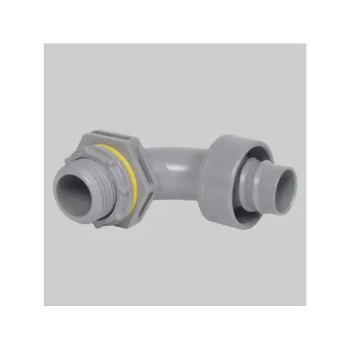 1/2" 90 Degrees Liquid Tight Screw-on Connector Fitting 1/2" 90 Degrees Liquid Tight Screw-on Connector Fitting