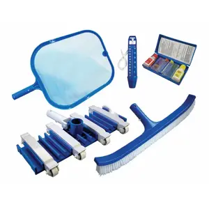 PoolStyle K693CBX/SCP Ps530 Deluxe Series 5pc Gunite Maintenance Kit Blue/White
