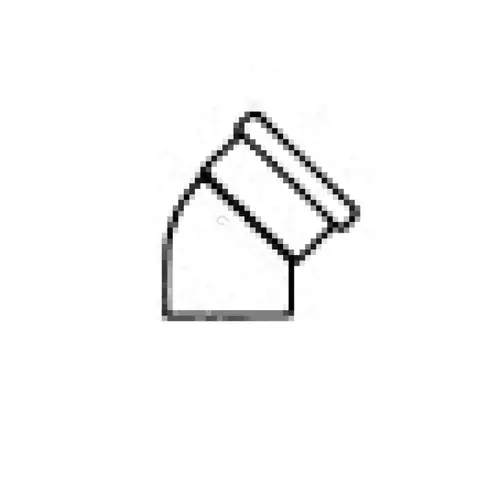 4-inch PVC Sewer Elbow, 45-Degree, SDR35, Spigot x Gasket Joint 4-inch PVC Sewer Elbow, 45-Degree, SDR35, Spigot x Gasket Joint