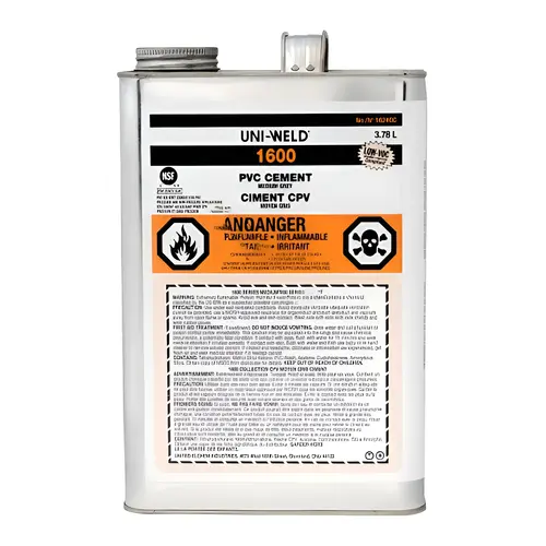 Uni-weld 1600 Series Pvc Medium Gray Cement Uni-weld 1600 Series Pvc Medium Gray Cement