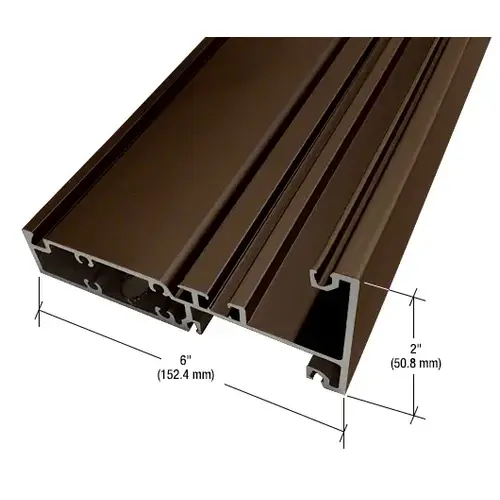 Intermediate Horizontal, Dark Bronze Anodized - 24'-2" Intermediate Horizontal, Dark Bronze Anodized - 24'-2"