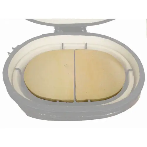 2/set Oval Jr 200 Ceramic Heat Deflector Plate 2/set Oval Jr 200 Ceramic Heat Deflector Plate