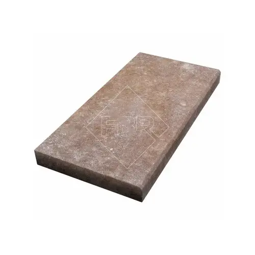 12"x24" 5cm Toros Noce Tumbled Trav Modern Coping 12"x24" 5cm Toros Noce Tumbled Trav Modern Coping