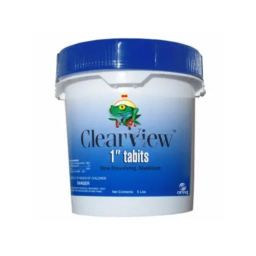 5# Clearview 1" Chlorine Tabs