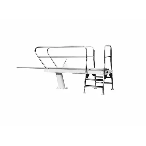 1 Meter Deluxe Dive Tower With Dual Mount Assembly Primer Coated 1 Meter Deluxe Dive Tower With Dual Mount Assembly Primer Coated