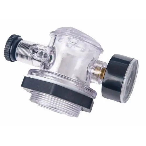 Clear Manual Air Relief Valve W/ Gauge